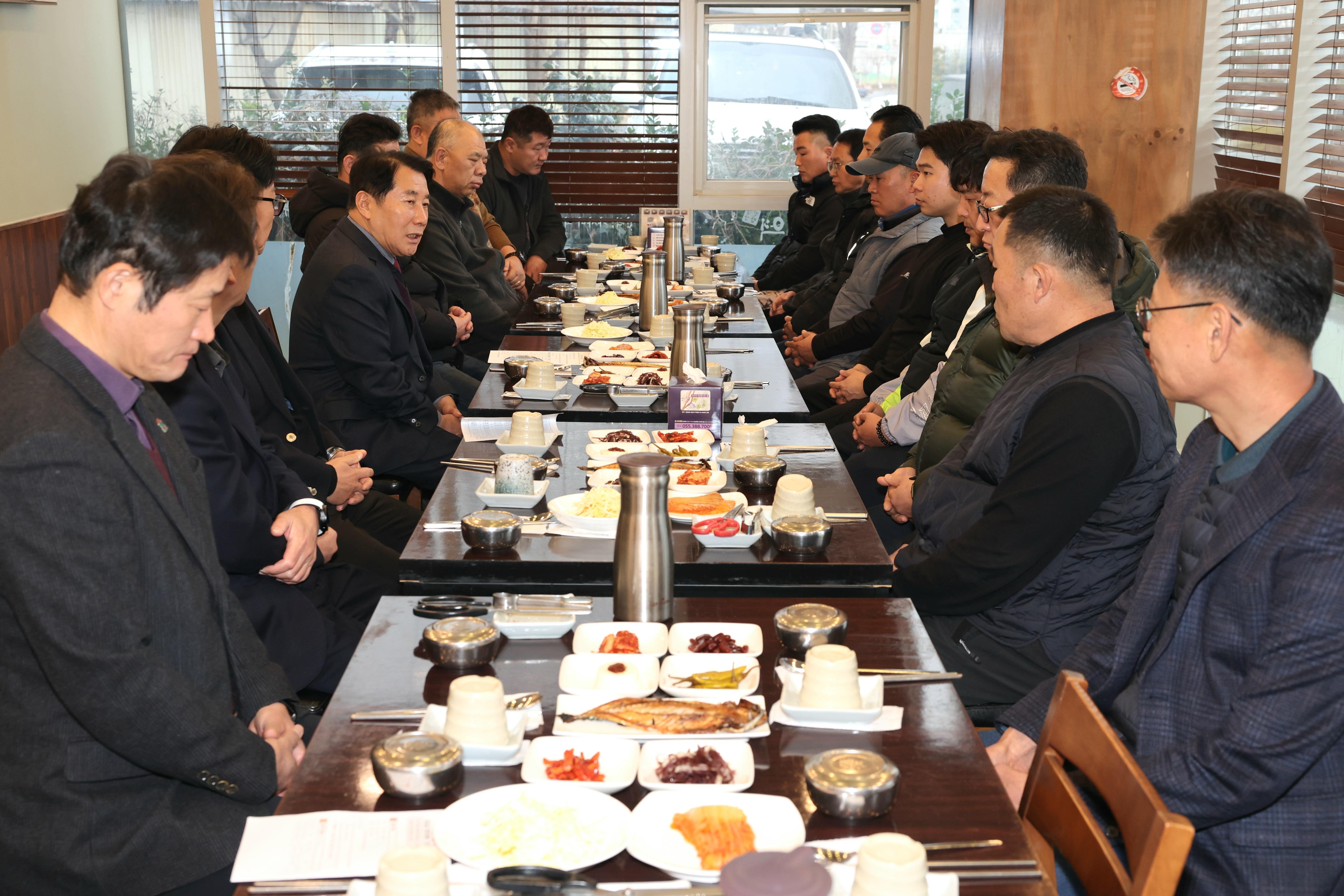 양산시, 환경미화원들과 조찬 간담회 개최(2026. 1. 14, 15. 관내 식당)