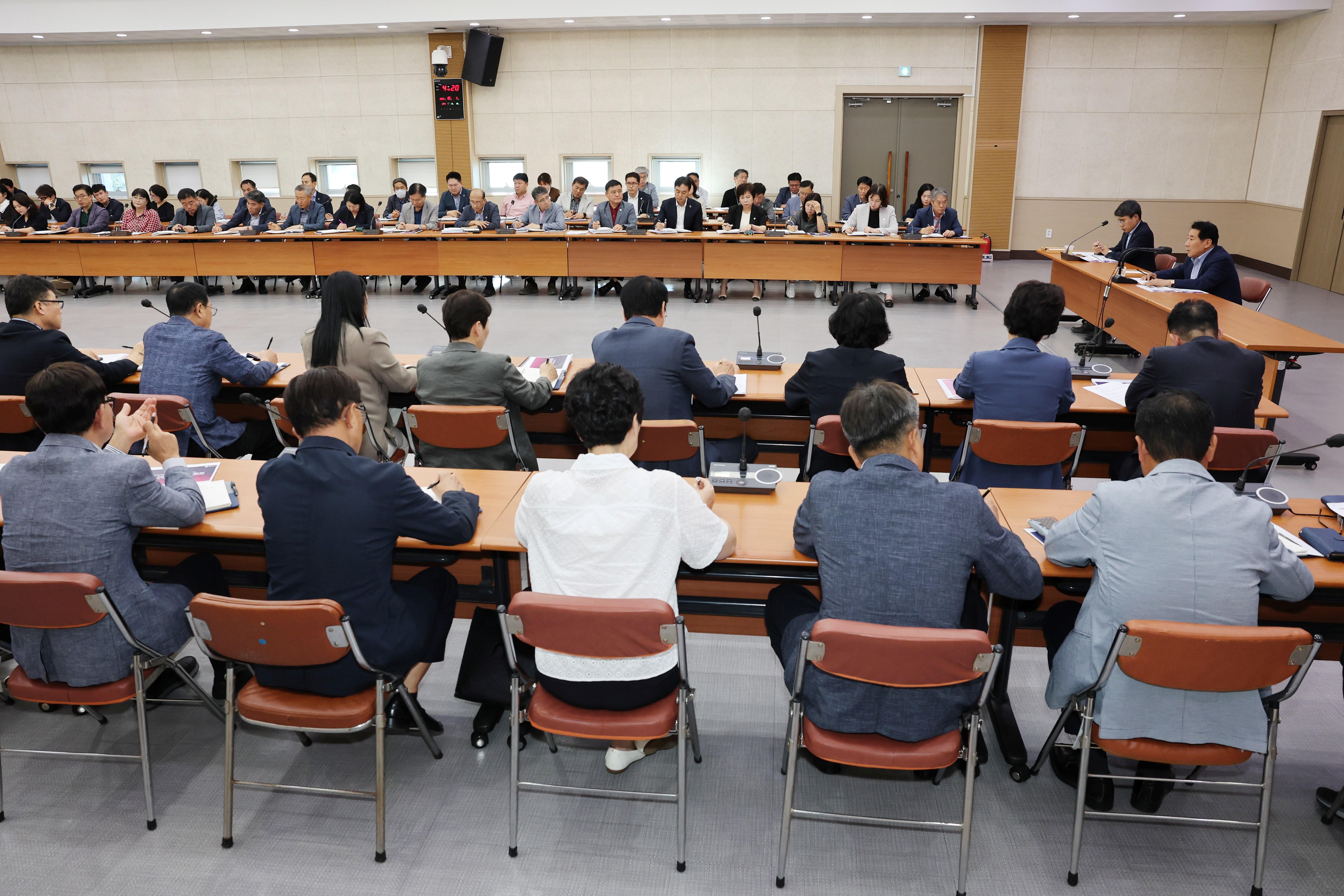 양산시, 읍면동 간담회 건의사항 처리 결과 ‘시민 공유’(2025. 10. 1. 대회의실) 