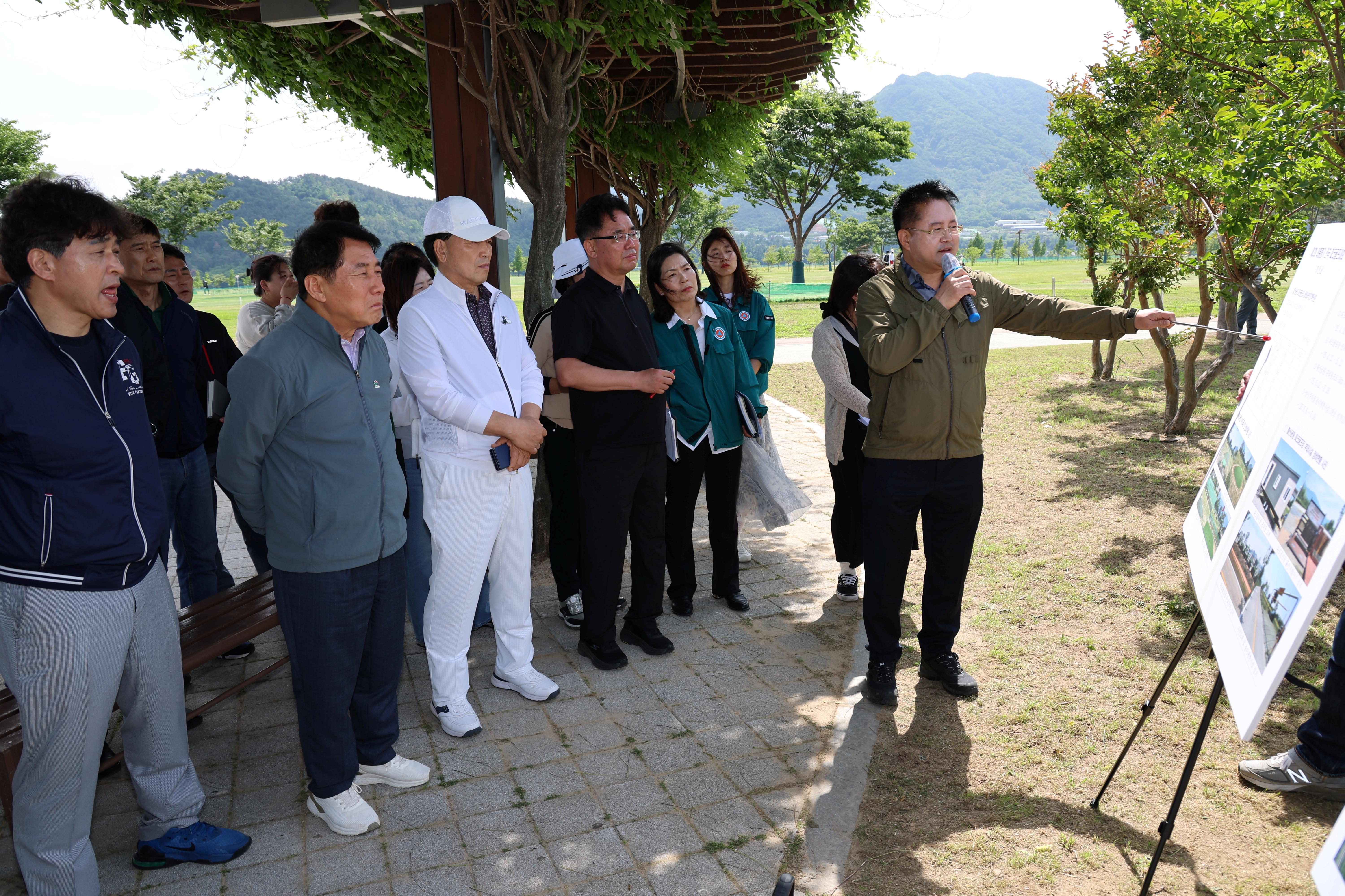양산시, ‘대통령기 전국파크골프대회’ 사전 현장점검(2025. 5. 20. 황산공원)